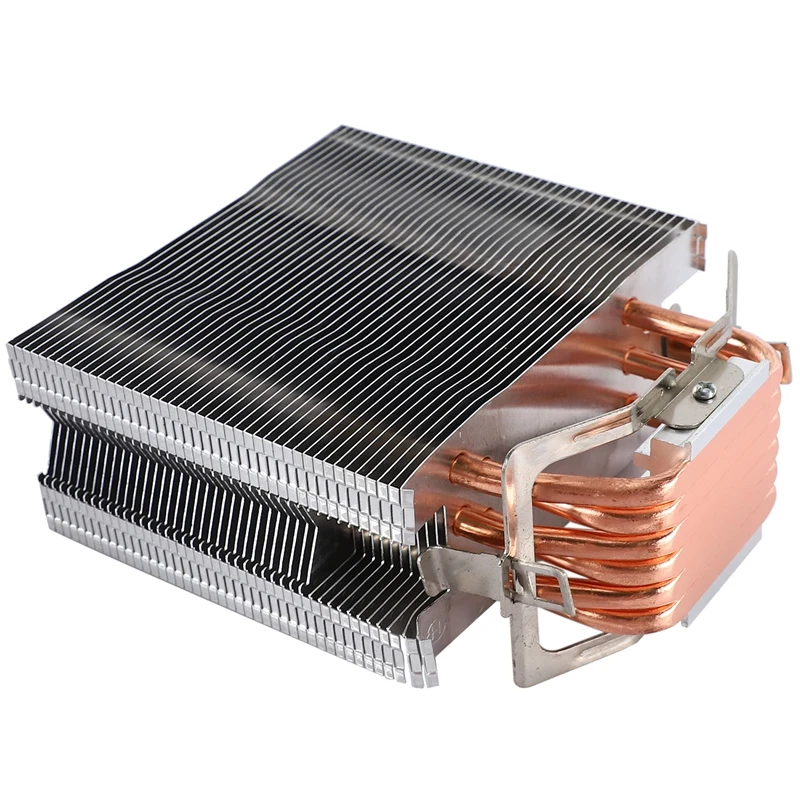 Fanless CPU Cooler 12Cm Fan 6 Copper Heatpipes Fanless Cooling Radiator For LGA 1150/1151/1155/1156/1366/775/2011 AMD