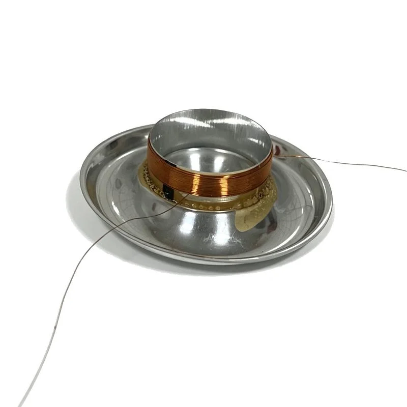 1Pcs 8OHM Small Ultra Treble Voice Coil Silver White Film 13 Core 13.28mm Surrounded Speaker Voice CoilNF stationery