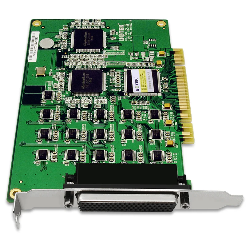 UOTEK Industrial Grade PCI to RS-232 Serial Card RS232 16 Ports High Speed Converter ESD Anti-lightning DB9 Connector UT-7516