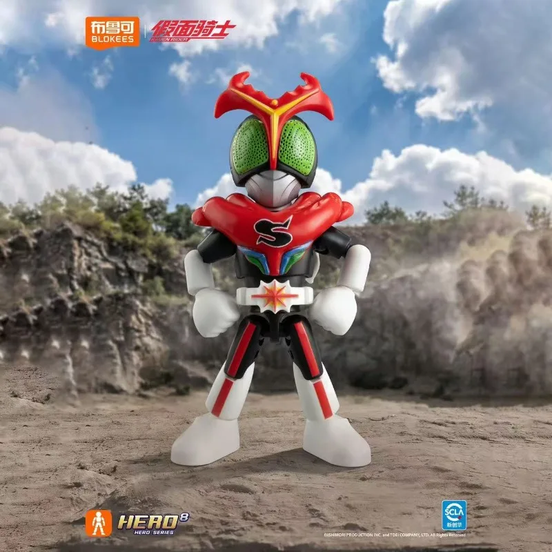 BLOKEES Kamen Rider Ryuki Final Vent Series 7 Starlight Edition Building Model Kit Action Figure Poseable Collectible Toy Gift view 6