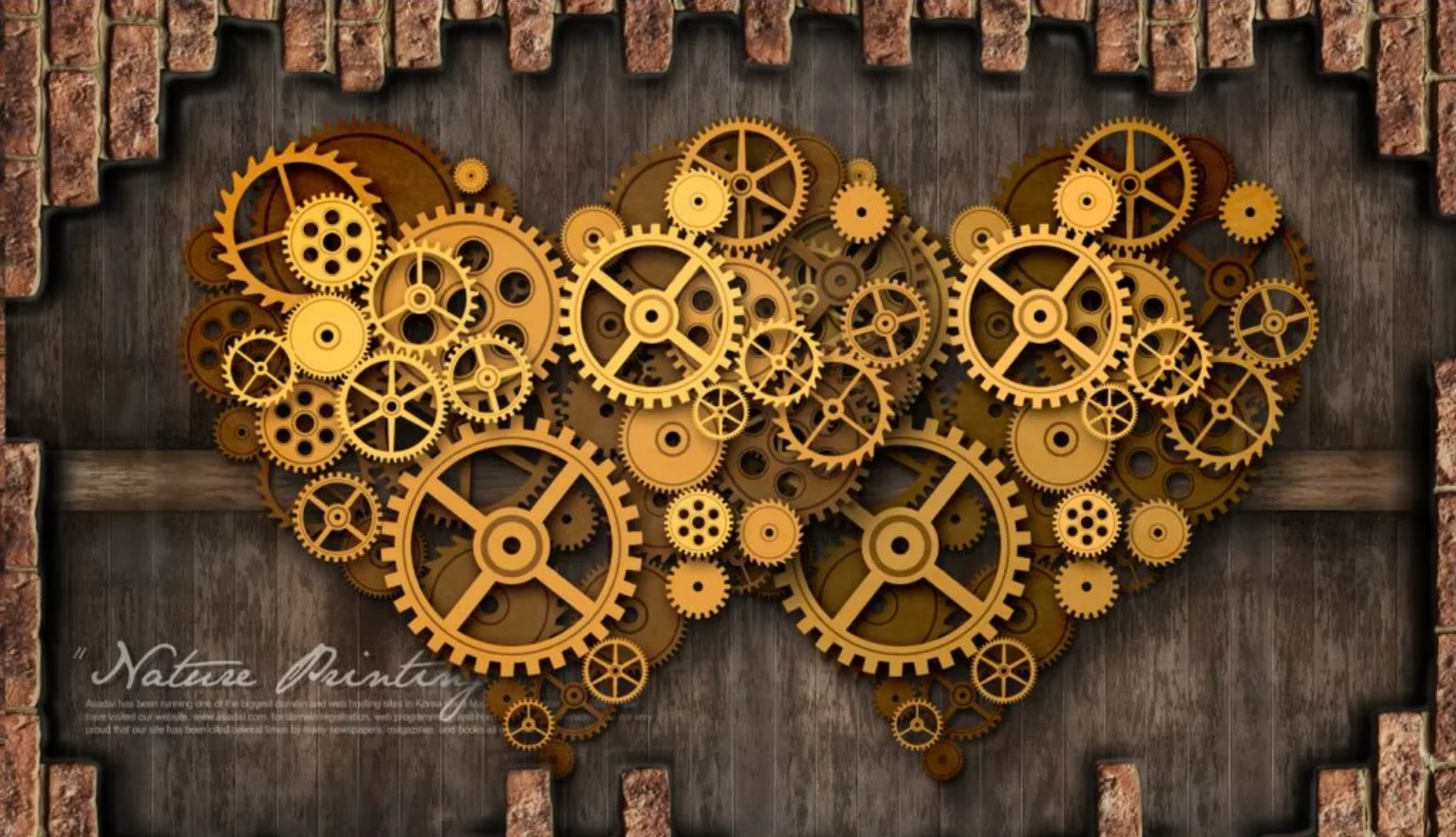 

Настенный декор в индустриальном стиле: Европейские ретро-шестеренки, металлические элементы, настенная роспись, фотообои на заказ