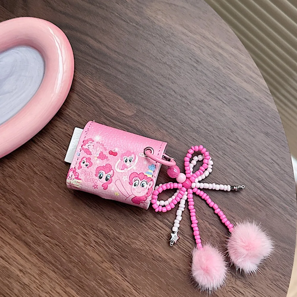 Anime Cartoon My Little Pony Pinkie Pie Apple AirPods 1/2/3 Pro 2 Case Cute Bluetooth Earphone Protective Case Headphone Box