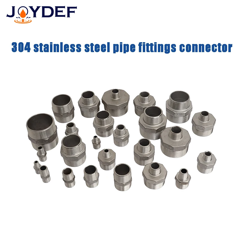 

Трубчатый шестигранный соединитель из нержавеющей стали 304. Переходник для быстрой установки. Гидропневматический разъем с наружной резьбой от 1/8 до 1.