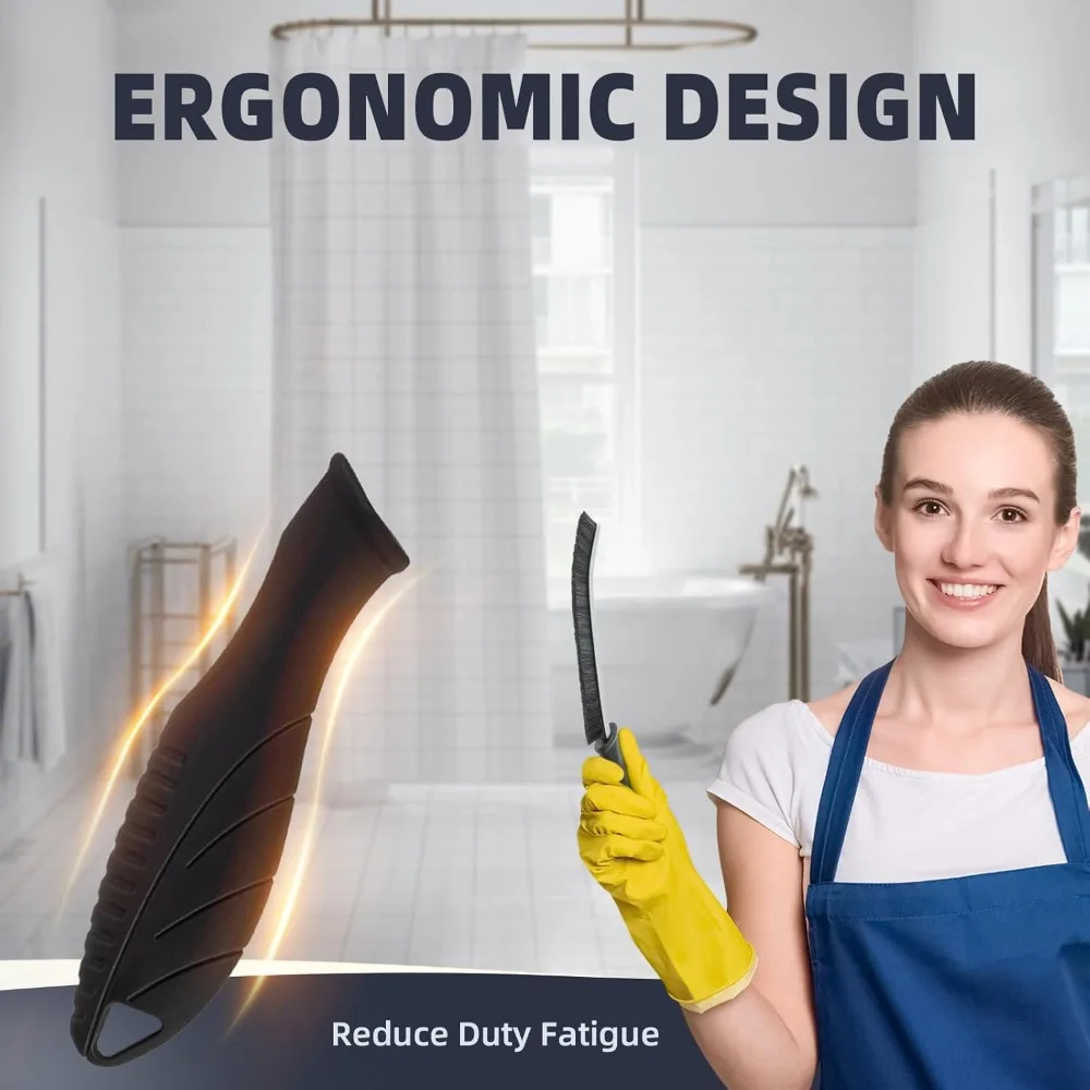 فرشاة تنظيف شق ذات شعيرات صلبة - أدوات تنظيف منزلية، لوازم شق متعددة الأغراض للمطبخ والحمام والمرحاض والنوافذ،