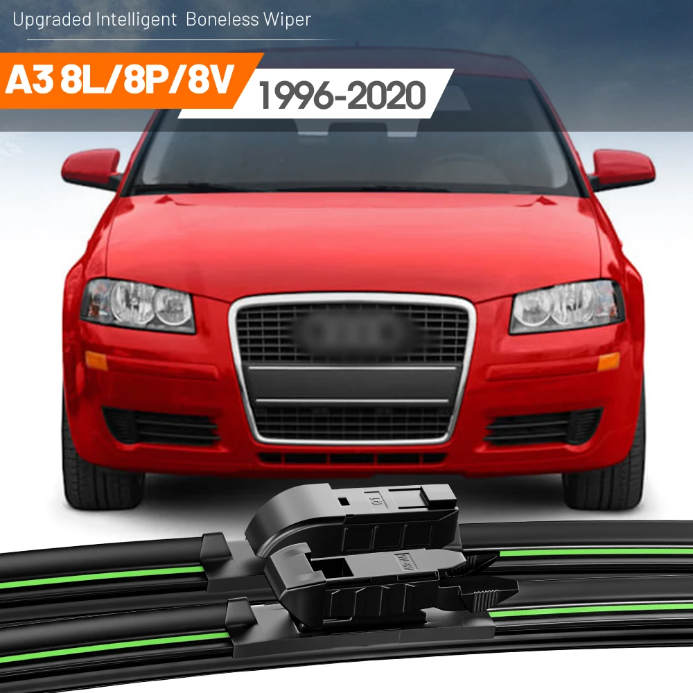 

2pcs For Audi A3 8L 8P 8V 1996-2020 Front Windshield Wiper Blades 2004 2007 2008 2011 2014 2017 Windscreen Window Accessories