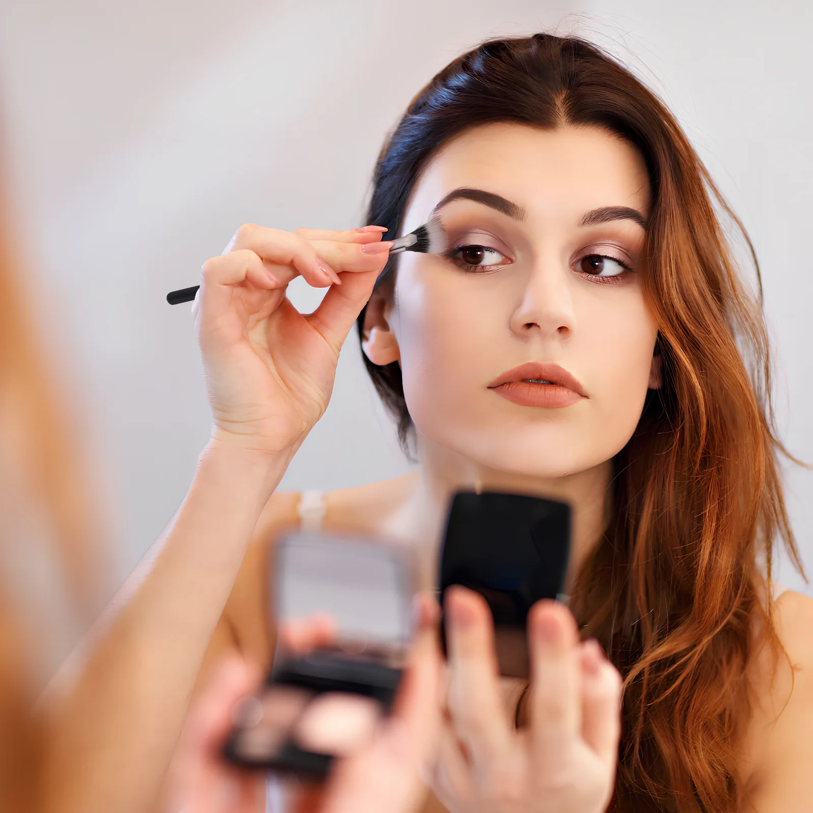 3 pezzi manico in legno spazzole a ventaglio per ciglia spazzola per ciglia a forma di ventaglio applicatore per mascara senza macchie strumento di separazione di precisione