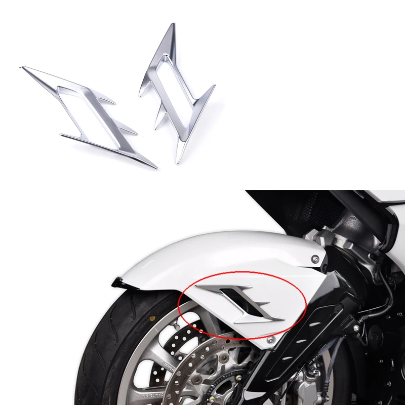 

Panical Chrome Front Fender Vent Trim Kit Fairing Ventilation Mask For Honda Gold Wing GL1800 F6B 2018-2023 Motorcycle