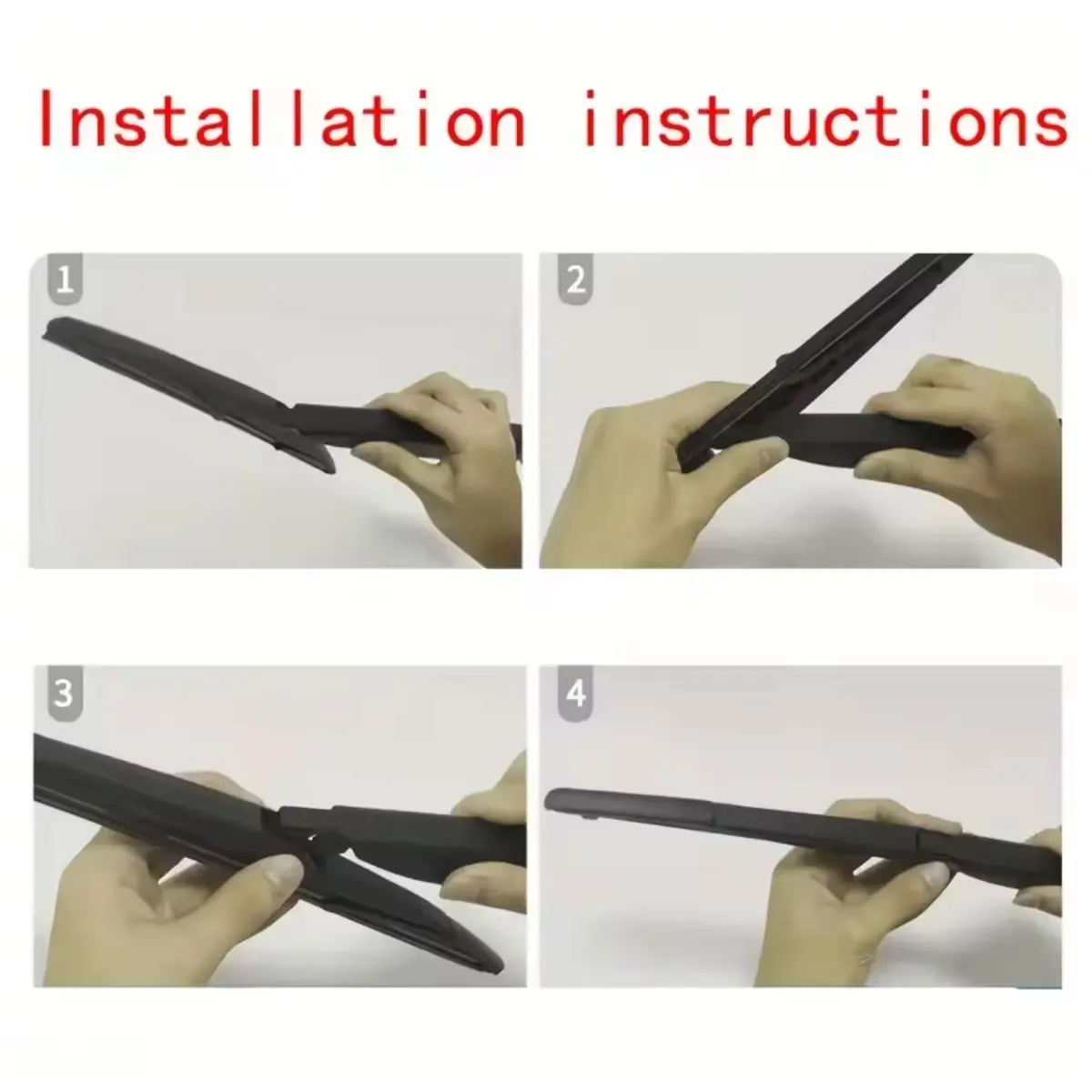 1 قطعة شفرة الممسحة الخلفية الزجاج الأمامي نظيفة الباب الخلفي نافذة سيارة المطر فرشاة لكيا سبورتاج 2018 #6