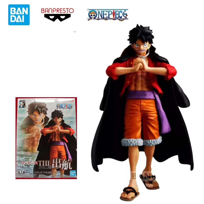 Nuevo Bandai Banpresto One Piece Voyage Series Sanji Roronoa Zoro Monkey D Luffy Anime modelo de figuras de acción coleccionar regalo