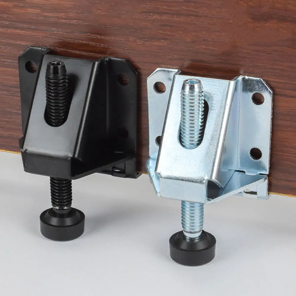 8Pcs Adjustable Legs Leveler Kit Iron Furniture Feet Heavy Duty Rust Resistant Table Cabinet Workbench Stabilizers