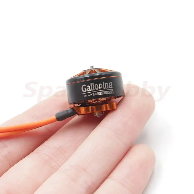 1/4 Uds SPCMAKER galopando G1505 1505 2350/3450KV Motor sin escobillas FPV 4 pulgadas palillo de dientes 3-6S Lipo RC Racing Cinewhoop Dron con conductos