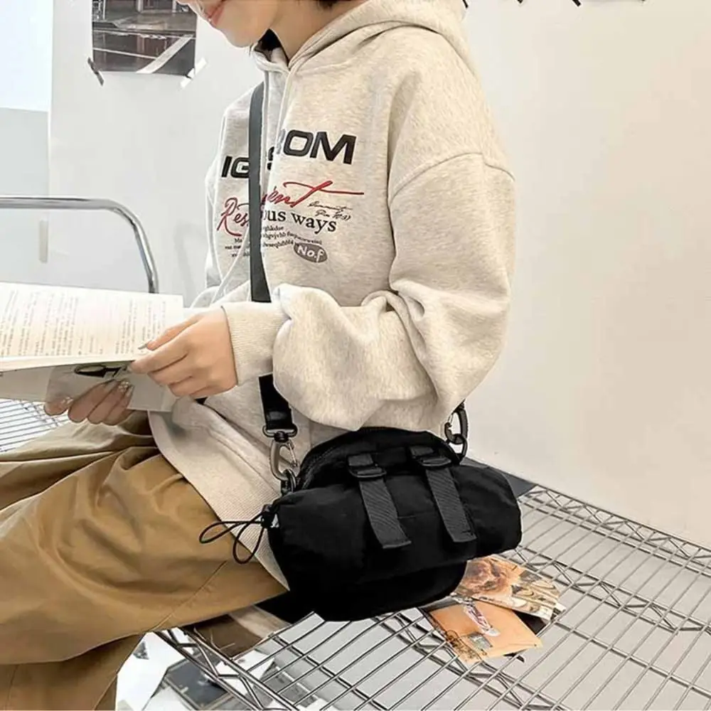 

Umbrella Storage Pocket Water Bottle Carrier Bag Contrast Color Front Pocket Crossbody Water Bottle Purse Adjustable