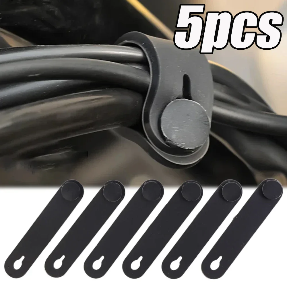 

Motorcycle Rubber Securing Cable Multifunctional Wiring Harness Power Cord Tie Clutch Line Brake Cable Ties Elastic Fix Stripe