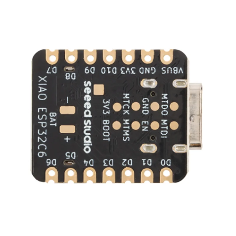 

L72A-Seeed Studio XIAO ESP32C6 макетная плата Wi-Fi 6 + Bluetooth поддержка Zigbee Matter Supermini макетная плата для Arduino