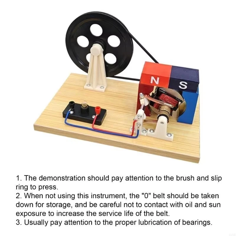 الفيزياء مولد مكرنك اليد أداة تدريس توليد الكهرباء نموذج 1 بيع