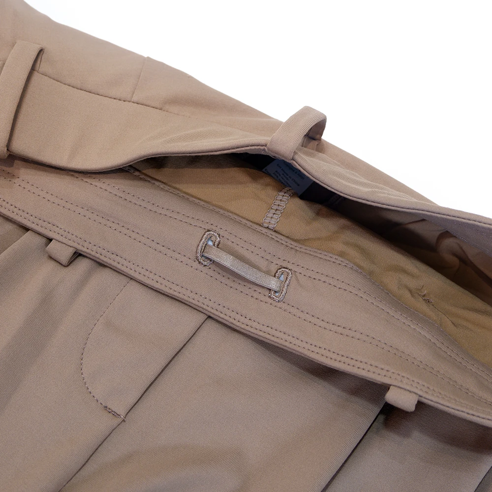 Hosen mit Taschen und Falten, angenehm kühlend, vielseitig einsetzbar, weit geschnitten, lange Hose, lässig, gerade geschnitten, mit elastischem Bund. – Detail 18