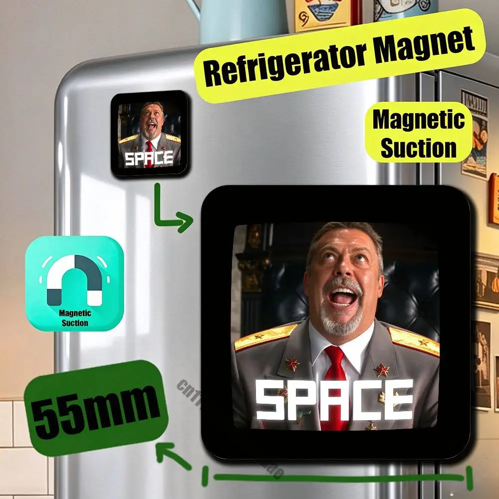 Metal Icebox Cabinet Custom Fridge Magnetic Decoration Card Cover For Space Meme Rip Tim Curry Refrigerator Magnets