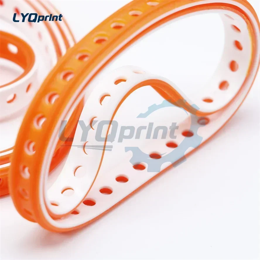 

Yellow Slow Down Belt Suction Tape F4.614.871 7MM Raised 245x10MM For Heidelberg CD74 XL75 SM102 XL105 XL145 XL162