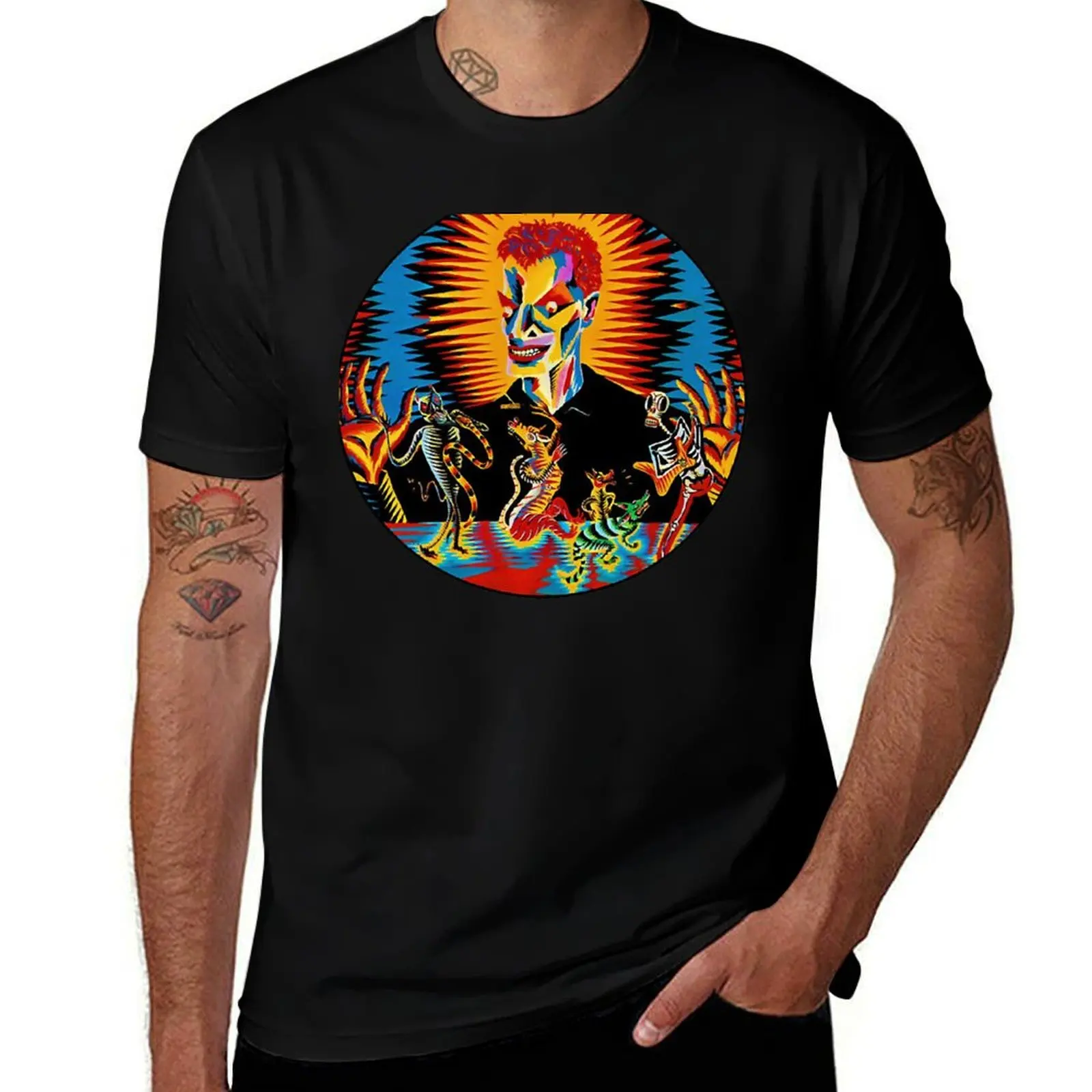 Oingo boingo T-Shirt Big Size Short Sleeve Tee for Men T-Shirt