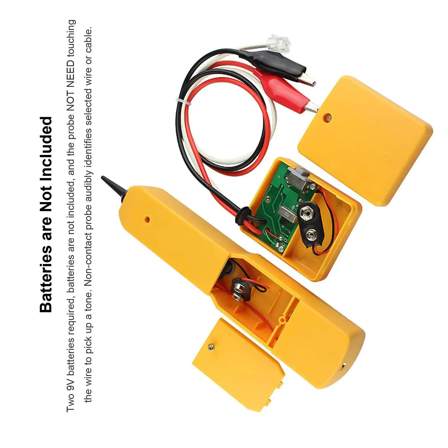 Cable Continuity Tester Network Wire Tracker Tone Generator Telephone Line Tracer And Probe Kit