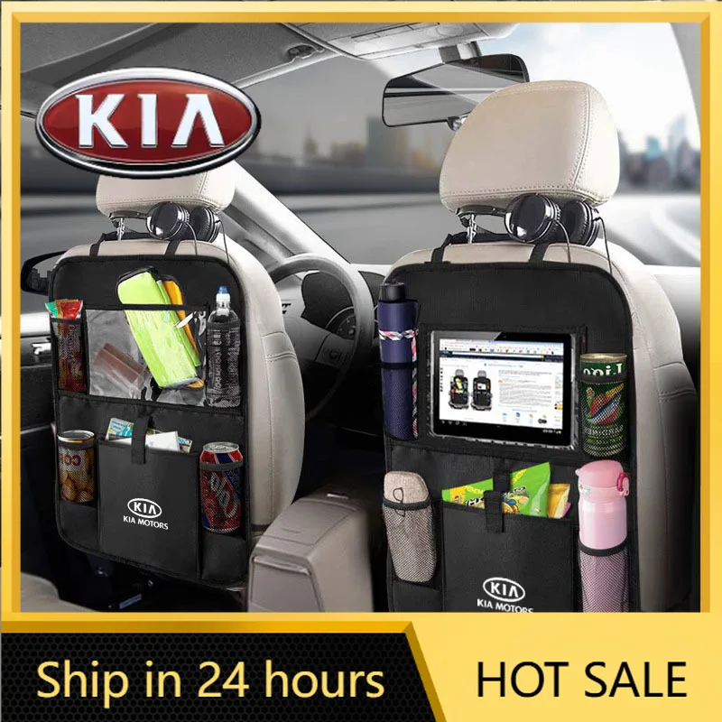 

Многофункциональная накладка-органайзер на спинку сиденья автомобиля 2026 года для KIA Sportage, Ceed, Sorento, Cerato, Optima, Picanto, Rio, S