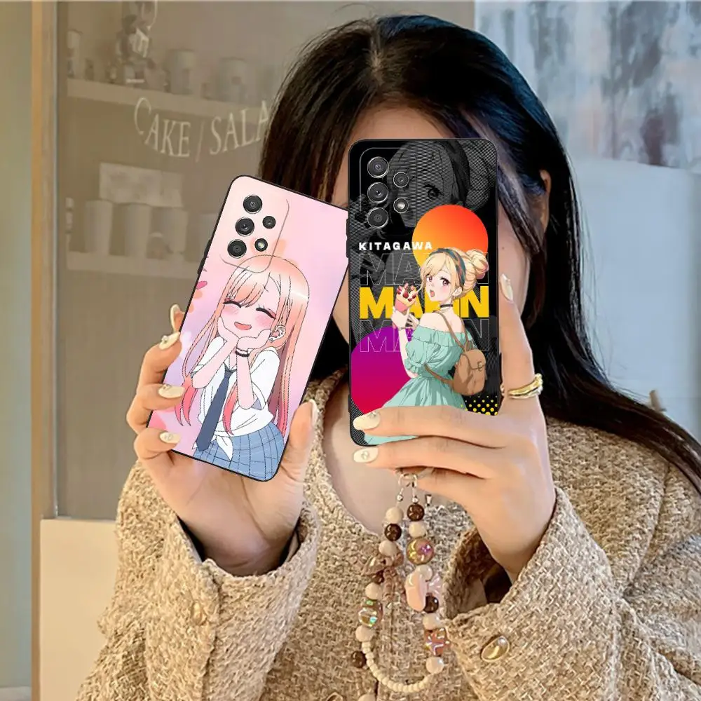 

Marin Kitagawa Cell Phone Case for Samsung Galaxy M55 54 42 35 34 33 32 23 22 15 14 13 12 F55 5G Colour Protective Luxury Pretty