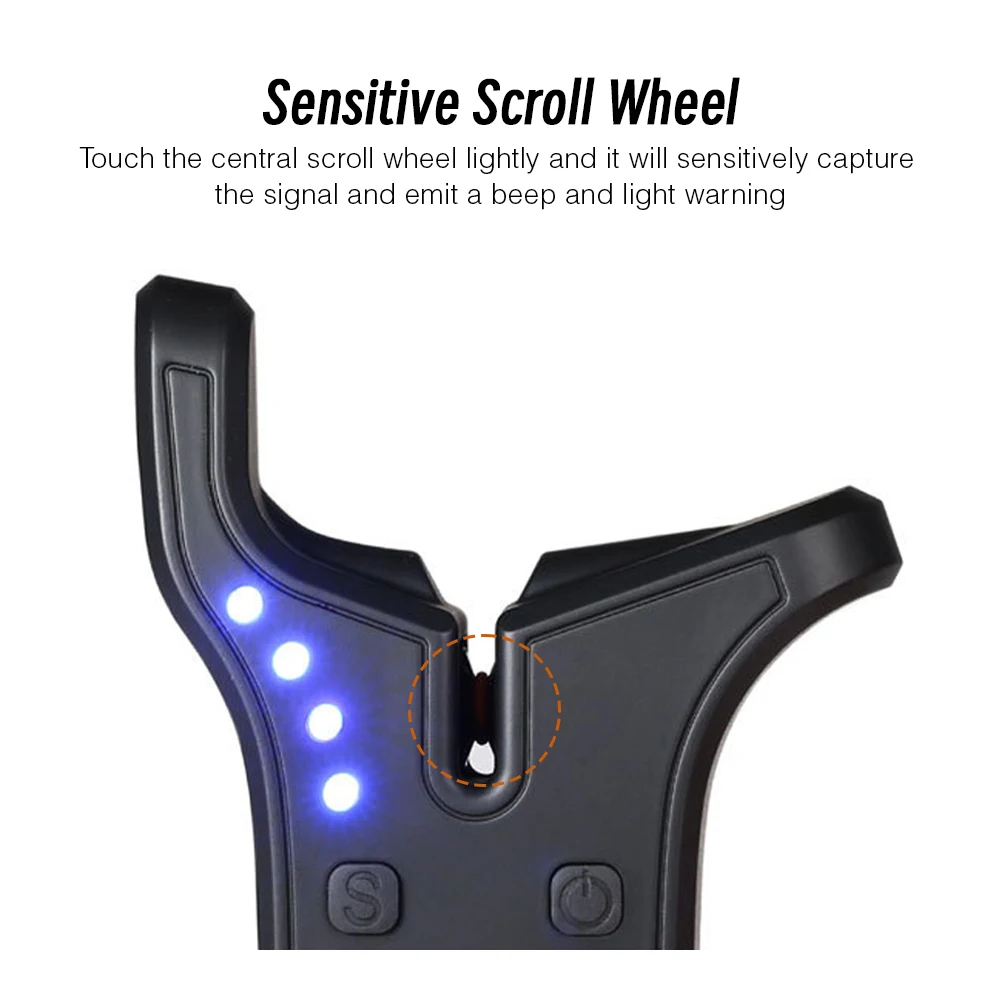 Coonor Electronic Fishing Bite Sound Alarm Indicator Sound Bite Alert Bell w LED Lights Fishing Accessories Fishing Supplies New view 5