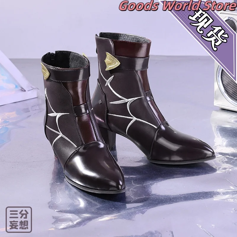 

In stock Kafka Shoes Cosplay Shoes Costume accessories Honkai Star Rail Kafka Role Play Shoes Hallowmas Party Shoes