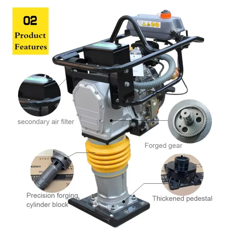 

Best-Selling Pneumatic Tamping Rammer Diesel Engine Tamping Rammer Machine