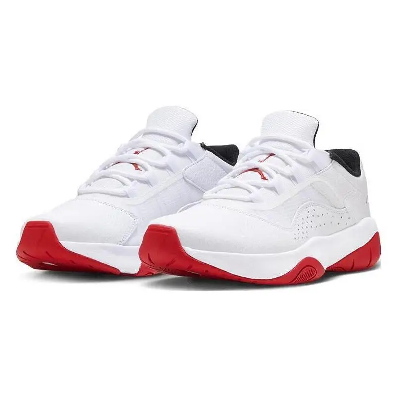 Nike Jordan 11 CMFT Low 'White Varsity Red' Sneakers shoes CW0784-161 With Original Box