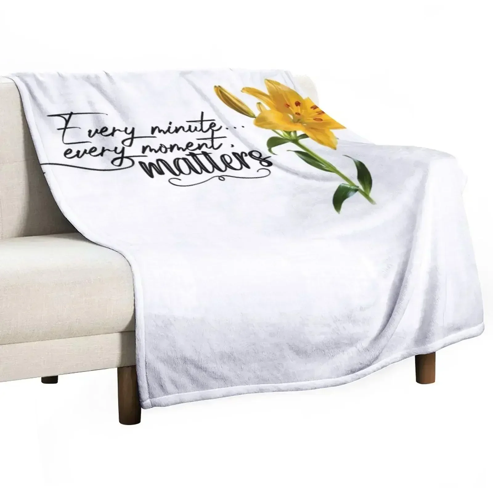 Aerith Gainsborough quote Throw Blanket Sofa Throw Flannel Fabric Hairy Retros Blankets