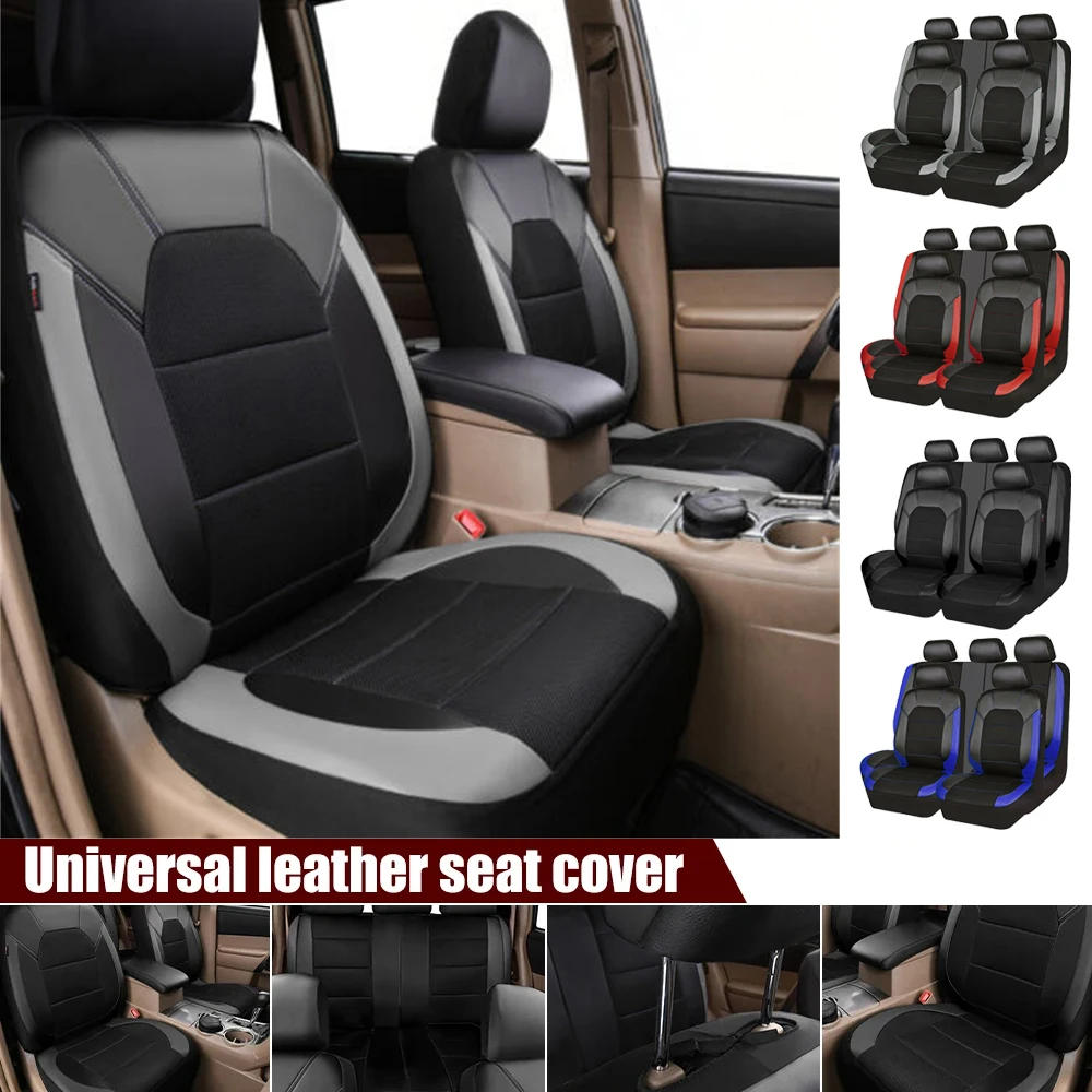 Car Cushion For ASTON MARTIN Rapide V8 Vantage DB7 DB11 DB9 PU Leather Car Seat Cover With Fabric Front Rear Seat Protector Pad