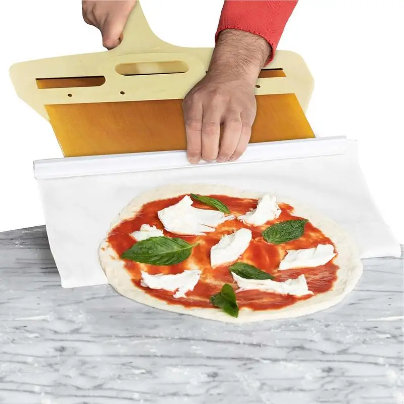 Sliding Pizza Peel Non Stick Kitchen Accessories Smooth Pizza Peel Sliding Pizza Peel  Perfect Pizza Transfer With Handle