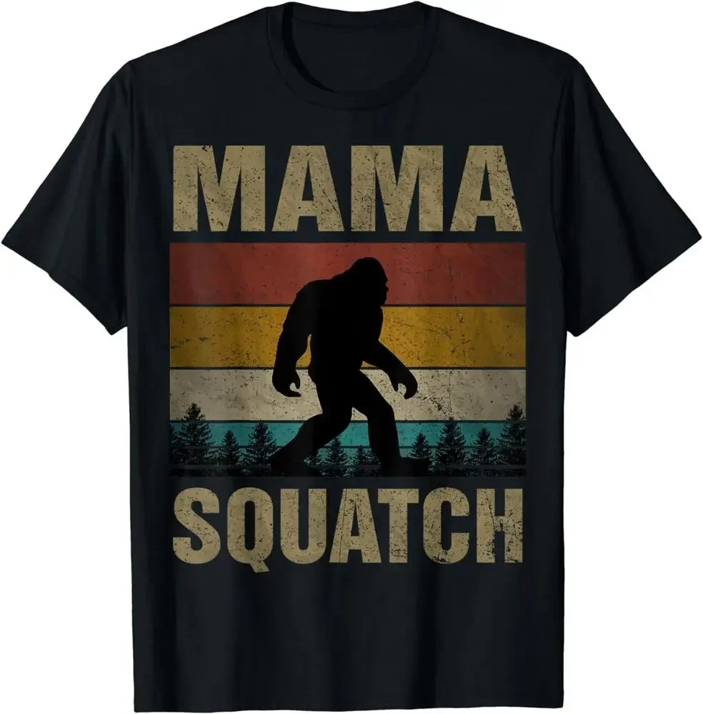 Mama Squatch Bigfoot Mama Sasquatch Family Matching T-Shirt For Men Women Summer Tees Cotton Luxury Brand Vintage Oversized