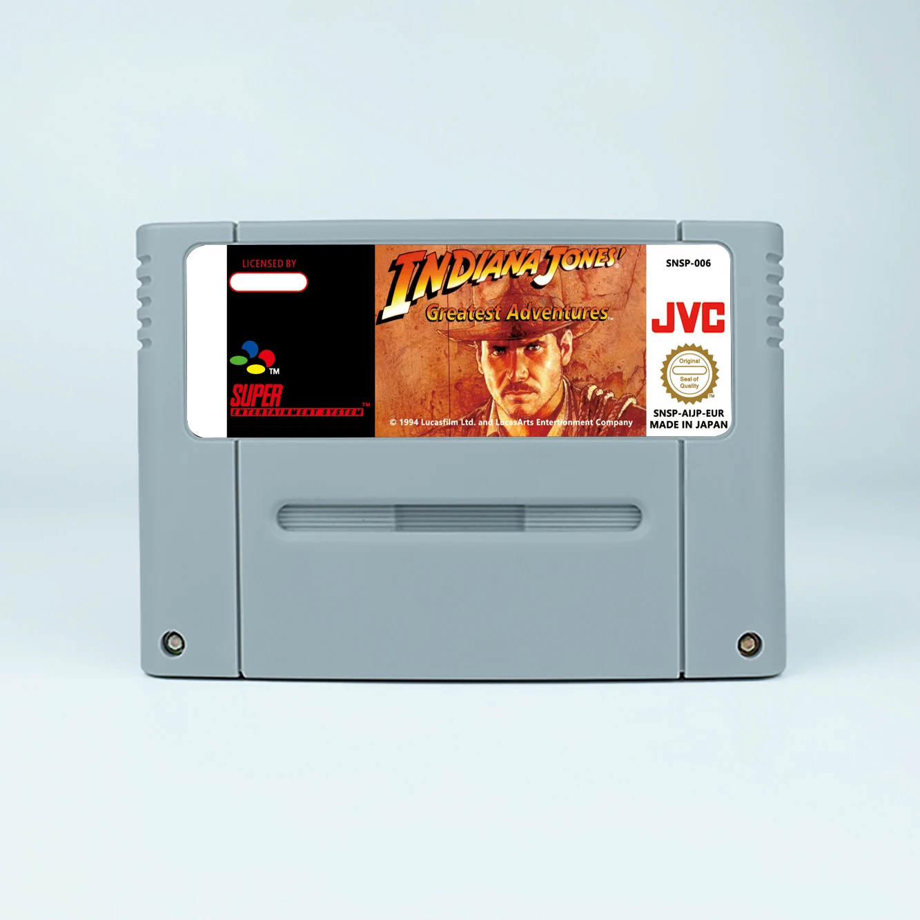 Экшн-игра Indiana Jones Greatest Adventures для 16-битной игровой карты SNES для версии EUR PAL Игровая консоль SNES ДЛЯ Nintendo Экшн-игра Indiana Jones Greatest Adventures для 16-битной игровой карты SNES для версии EUR PAL Игровая консоль SNES ДЛЯ Nintendo