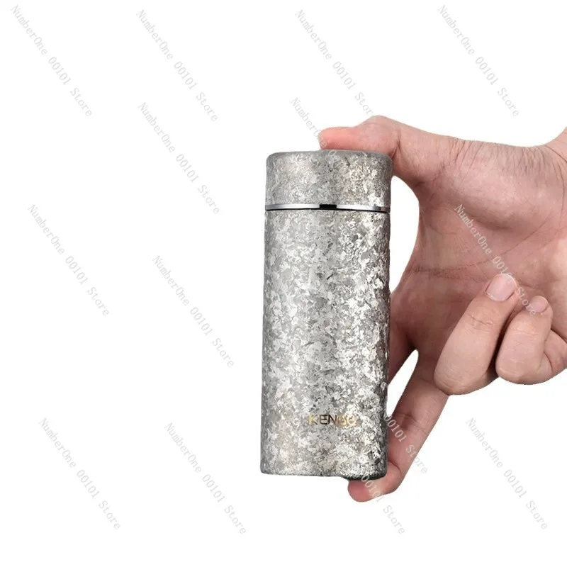 

Pure Titanium Mini Thermos Cup | Compact Portable Pocket Water Cup
