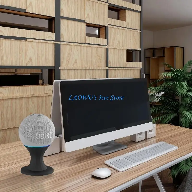 

Y8AD for Echo Dot 5/4 Speaker Better Sound Quality Stand Beautiful Speaker Bracket Strong Speaker Mounts Loundspeaker Stand