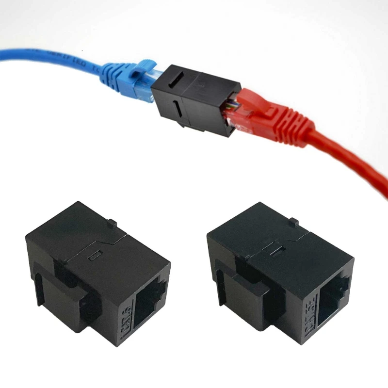 10ชิ้น RJ45 Connector CAT6 CAT5E โมดูลเครือข่ายข้อมูลซ็อกเก็ตคอมพิวเตอร์ Outlet สายเคเบิลอะแดปเตอร์ Ethernet Keystone K1KF
