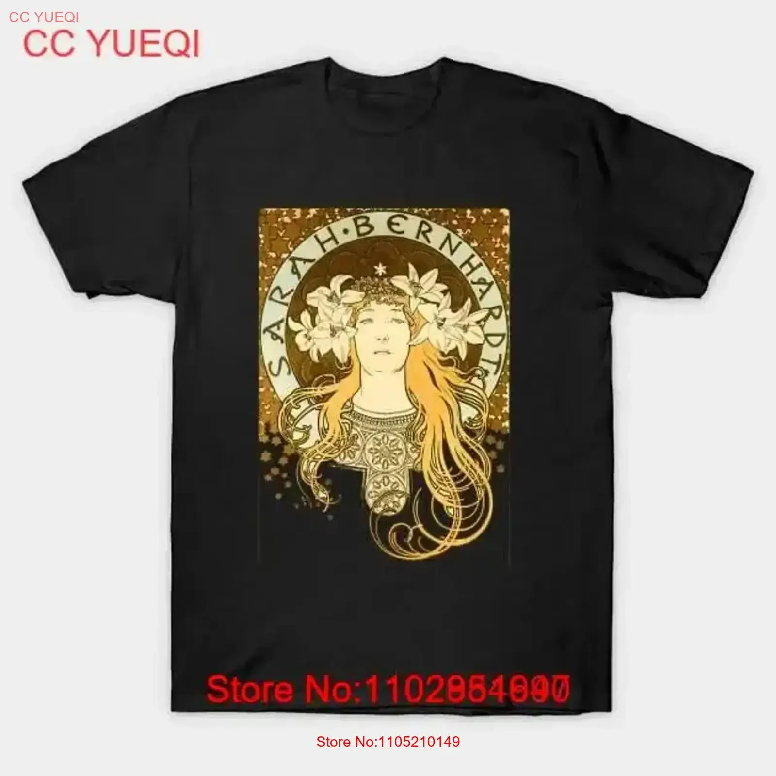 Alphonse Mucha Art Nouveau woman design T Shirt S 5XL Fast Shipping vintage Washed fashion Soft Comfortable Breathable Casual