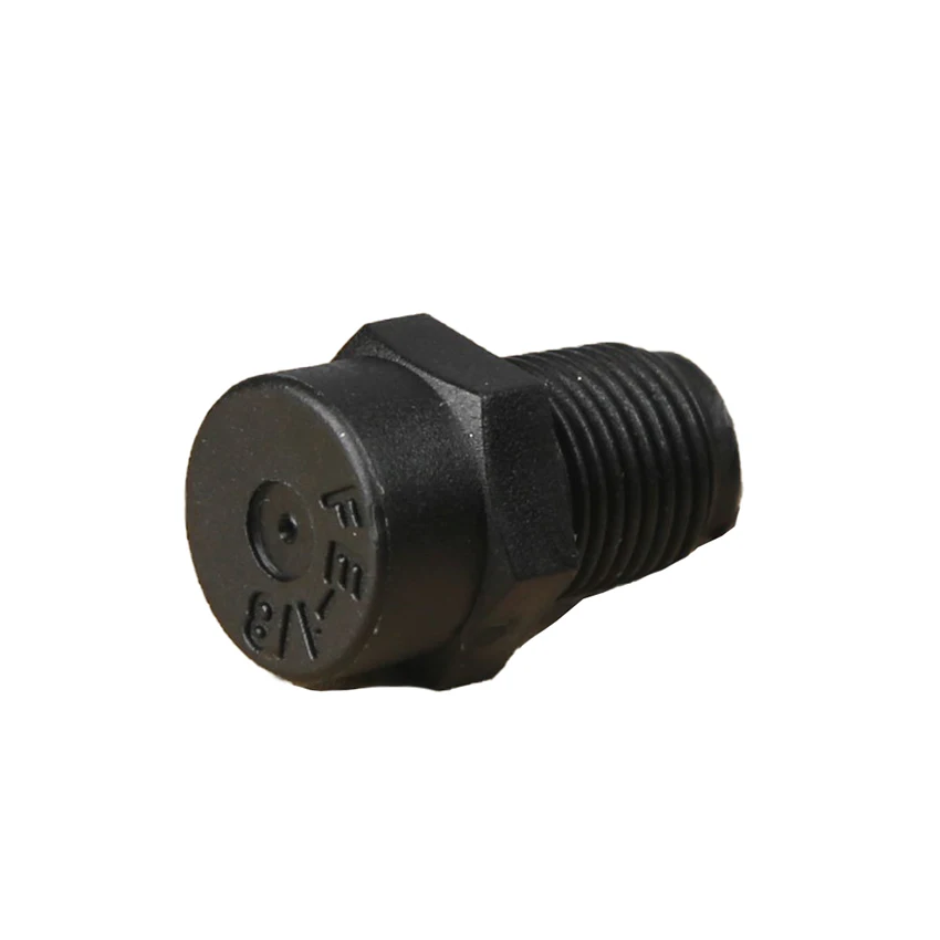 50PCS Low-pressure Plastic Mist Nozzle, 1/8 male thread, Fogger for terrarium, anti-drip device