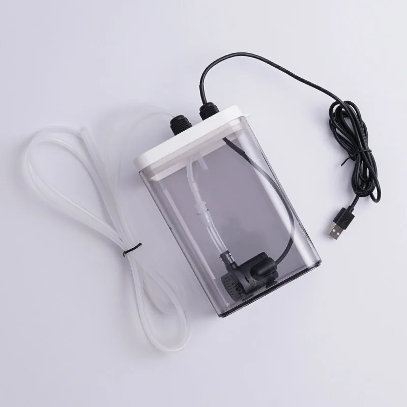 5v\ 12v Acrylic Sealed High Temperature Water Tank Notebook Mobile Phone Copper Plate Tube Heat Dissipation and Cooling