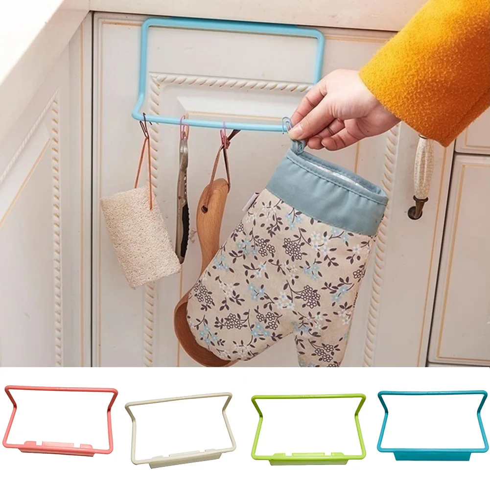 Towel Rag Rack Hanging Holder Hanging Rack Multifunction Plastic 19*6cm High Quality PP Plastic Concise Design