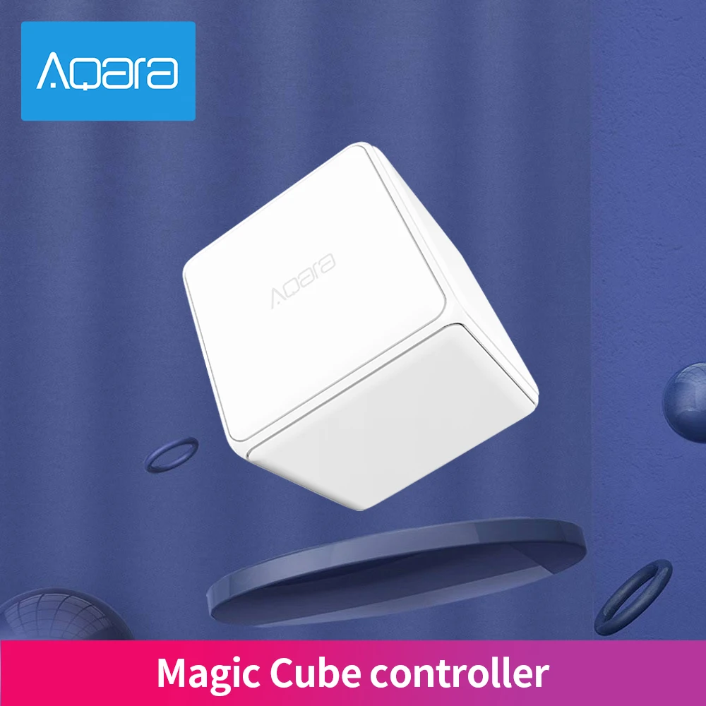 Aqara Magic Cube Controller Zigbee Version Controlled by Six Actions for Mijia APP Smart Home Device Smart Socket