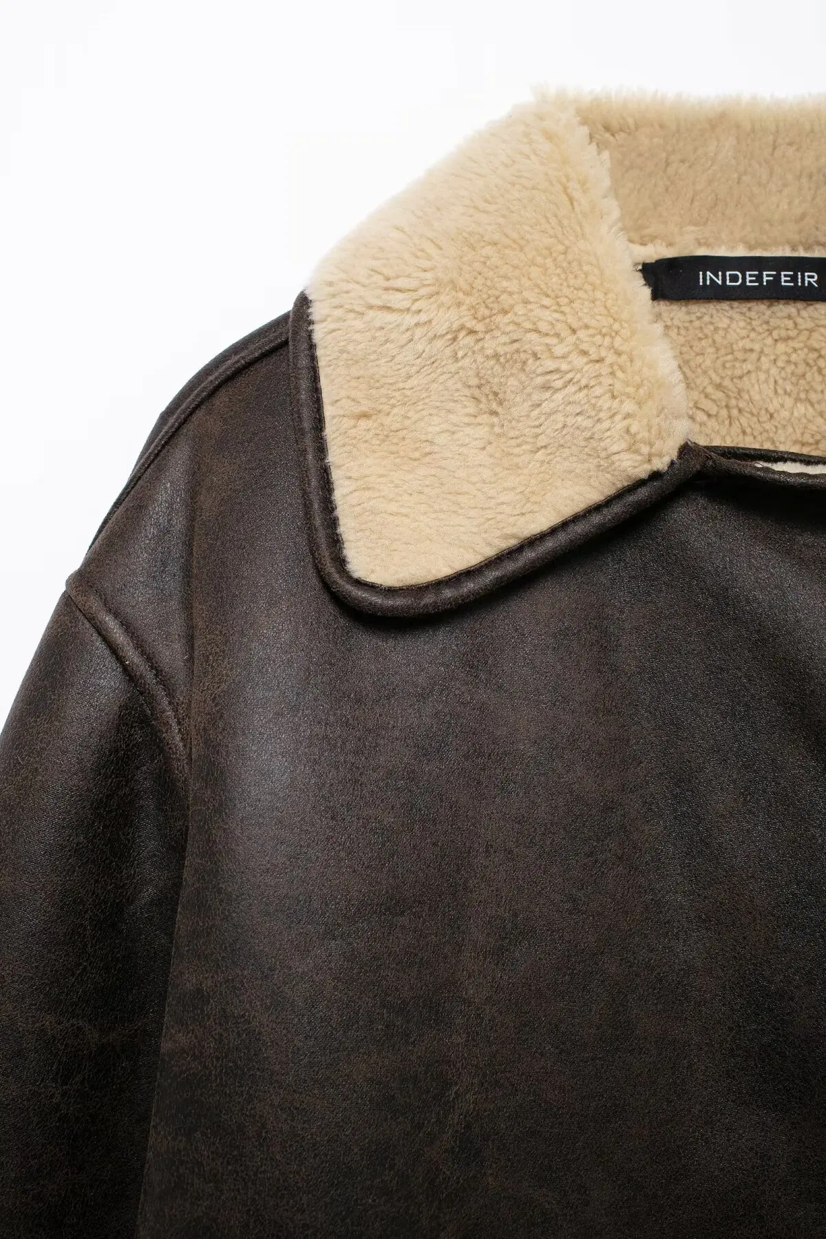 KONDALA Fashion 2024 Winter Women Streetwear Jacket Faux Fur Brown Pocket Warm Blazer Vintage High Street Oversized Chic Outwear