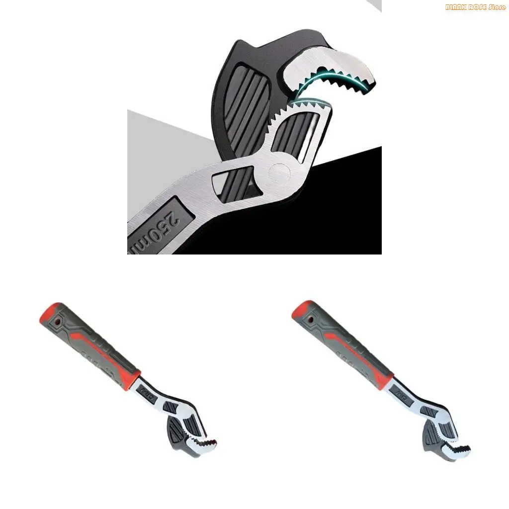 K1AE Heavy Duty Pipe Wrench 6inch/8inch/10inch/12inch Pipe Vise Wrench Locking Universal Adjustable Pipe Wrench