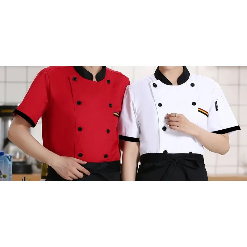 

Дышащая сетчатая куртка шеф-повара с коротким рукавом для летней кухни, пекарни, кондитерской и кейтеринга (доступна модель с длинным рукавом)