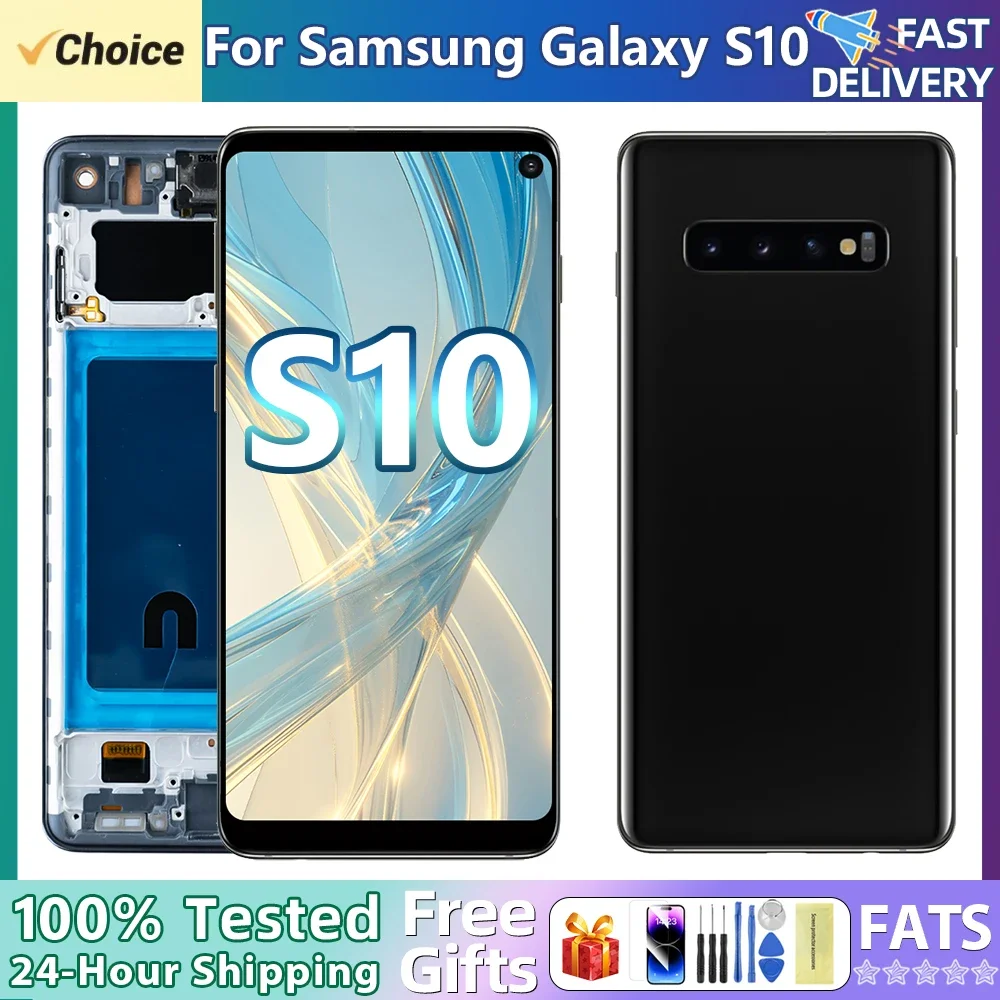 61”s10-for-samsung-s10-g973f-sm-g973f-lcd-display-digital-touch-screen-for-samsung-s10-assembly-replacement