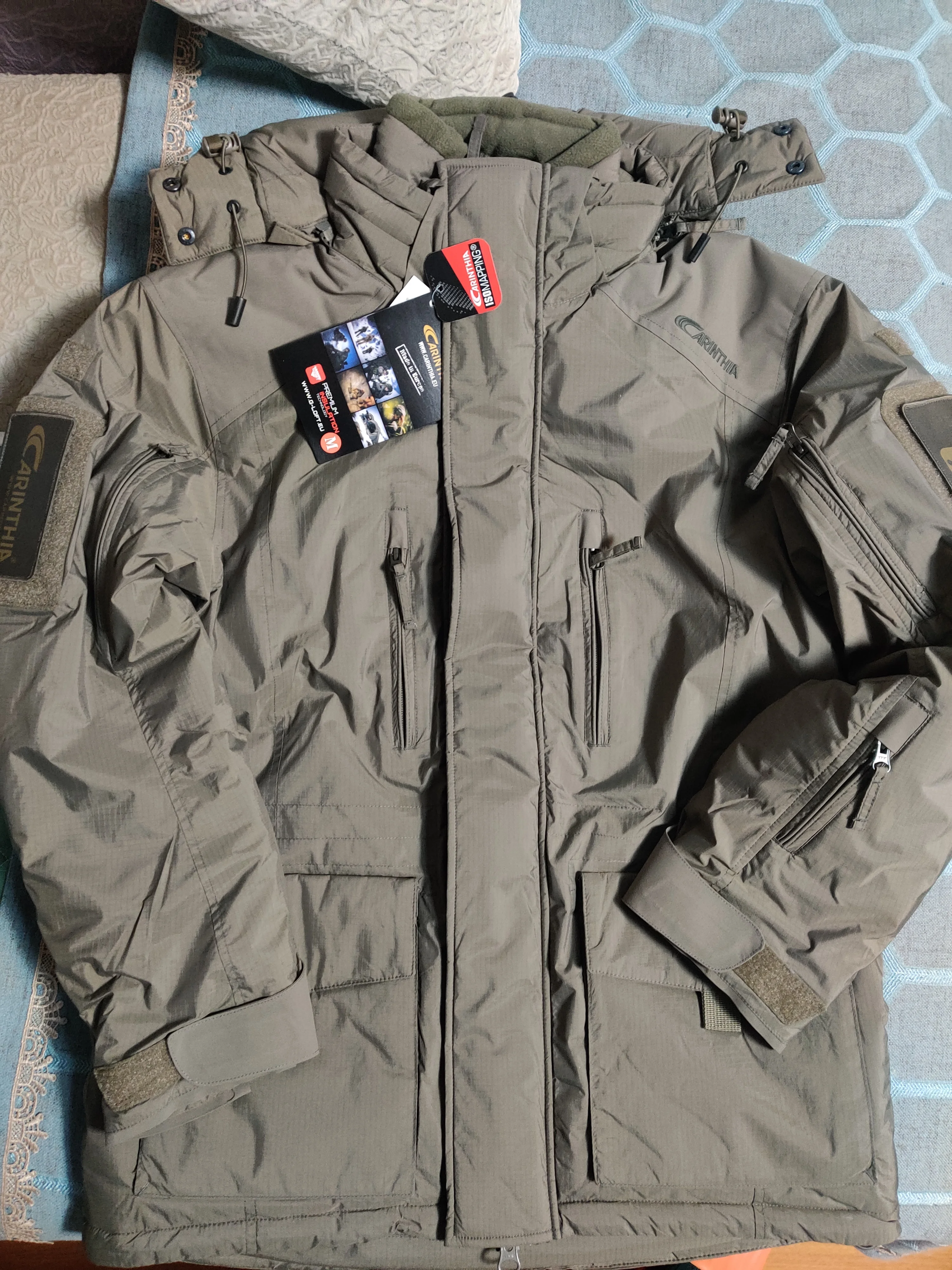 ECIG 4.0 Chaqueta de invierno Abrigo de algodón grueso cálido Táctico al aire libre A prueba de viento