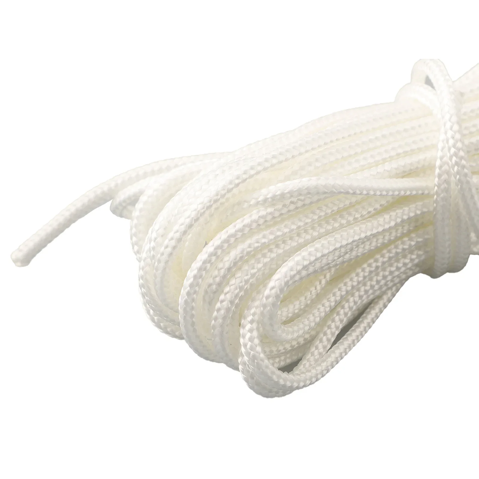 Imagem -03 - Durável Trimmer Linha de Partida Corda Manual Náilon 2.5 mm mm 3.5 mm mm 10m 2m 4m 5m 10m Cabo Motor para Cortador de Grama Branco