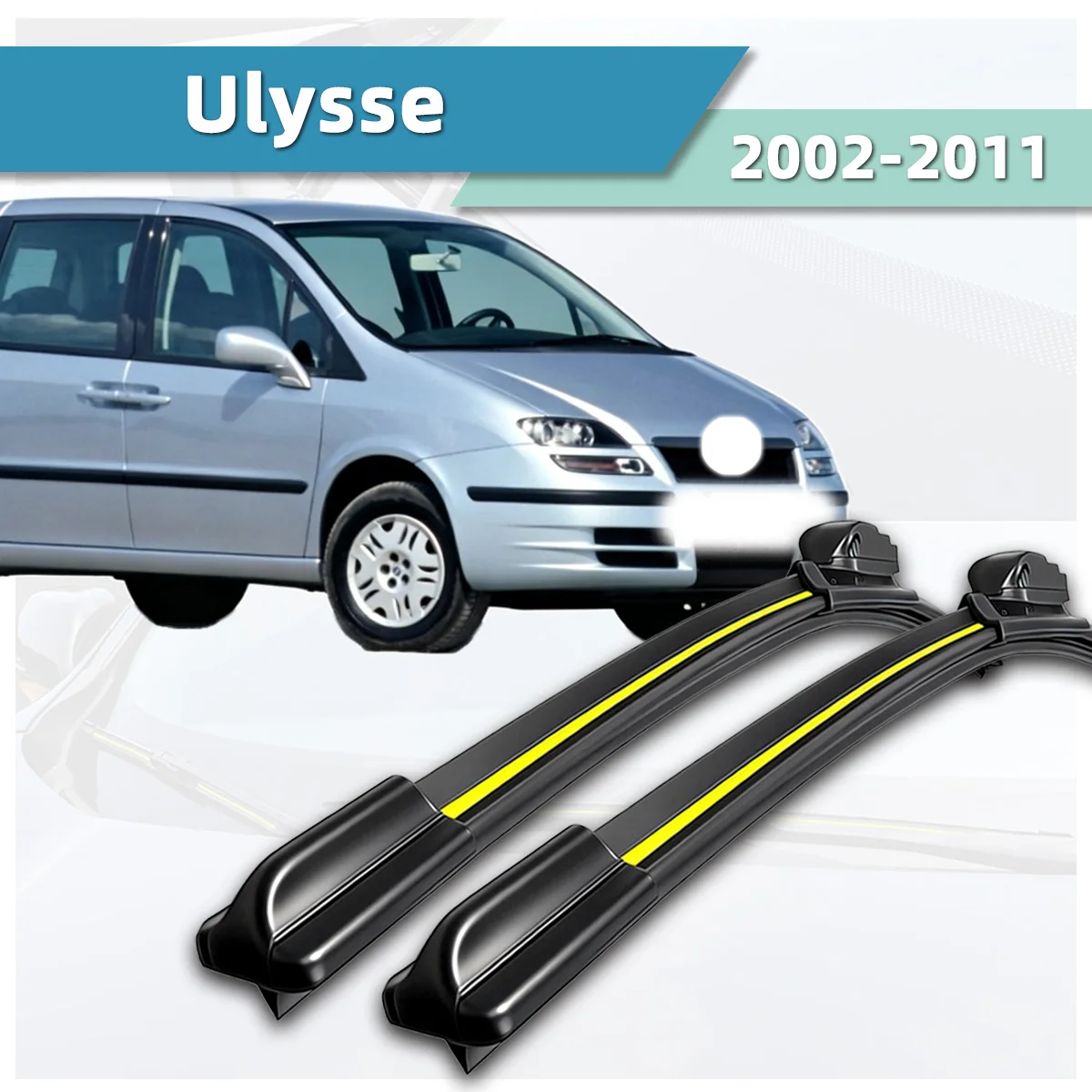 

Fit For FIAT Ulysse (2002-2011) Wiper Blade Natural Rubber Strip Boneless Silent Car Windshields Front Wiper Car Accessories